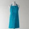 Capri Teal Solid Cotton Apron -Chic Curtains Shop PRTW S02 AP 86894