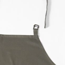 River Rock Grey Solid Cotton Apron 12 River Rock Grey Solid Cotton Apron -Chic Curtains Shop PRTW S03 AP 86895 5