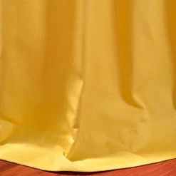 Mustard Yellow Solid Cotton Twill Curtain -Chic Curtains Shop PRTW S04 19453 4