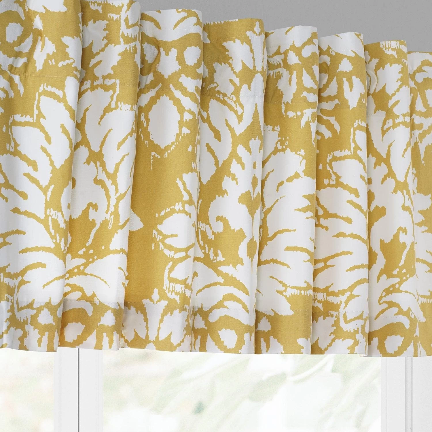 Lacuna Sun Printed Cotton Window Valance 4 Lacuna Sun Printed Cotton Window Valance - Image 2