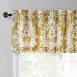 Lacuna Sun Printed Cotton Window Valance 8 Lacuna Sun Printed Cotton Window Valance -Chic Curtains Shop PRTW VLD46A back tab header