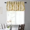 Lacuna Sun Printed Cotton Window Valance -Chic Curtains Shop PRTW VLD46A front view 1