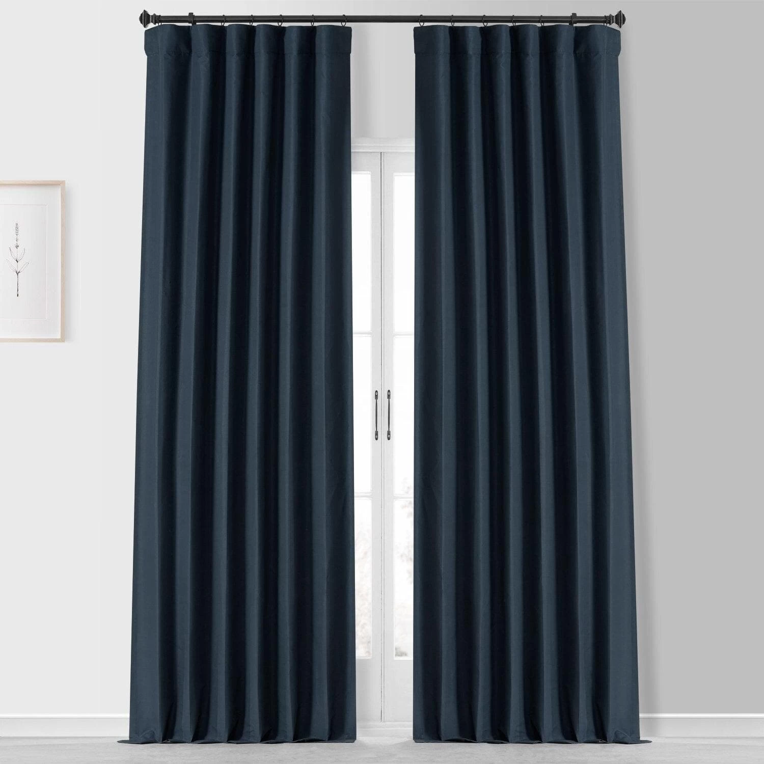 Patriot Navy Placid Thermal Hotel Blackout Curtain Pair (2 Panels) 3 Patriot Navy Placid Thermal Hotel Blackout Curtain Pair (2 Panels)