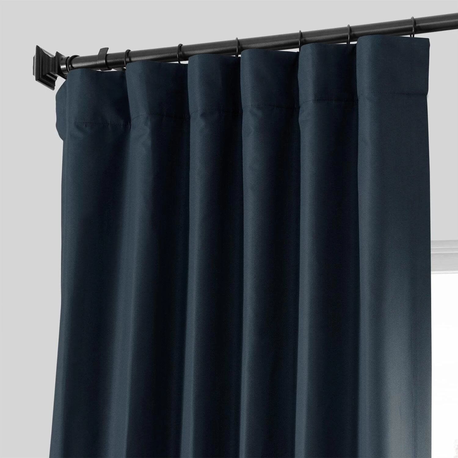Patriot Navy Placid Thermal Hotel Blackout Curtain Pair (2 Panels) 4 Patriot Navy Placid Thermal Hotel Blackout Curtain Pair (2 Panels) - Image 2