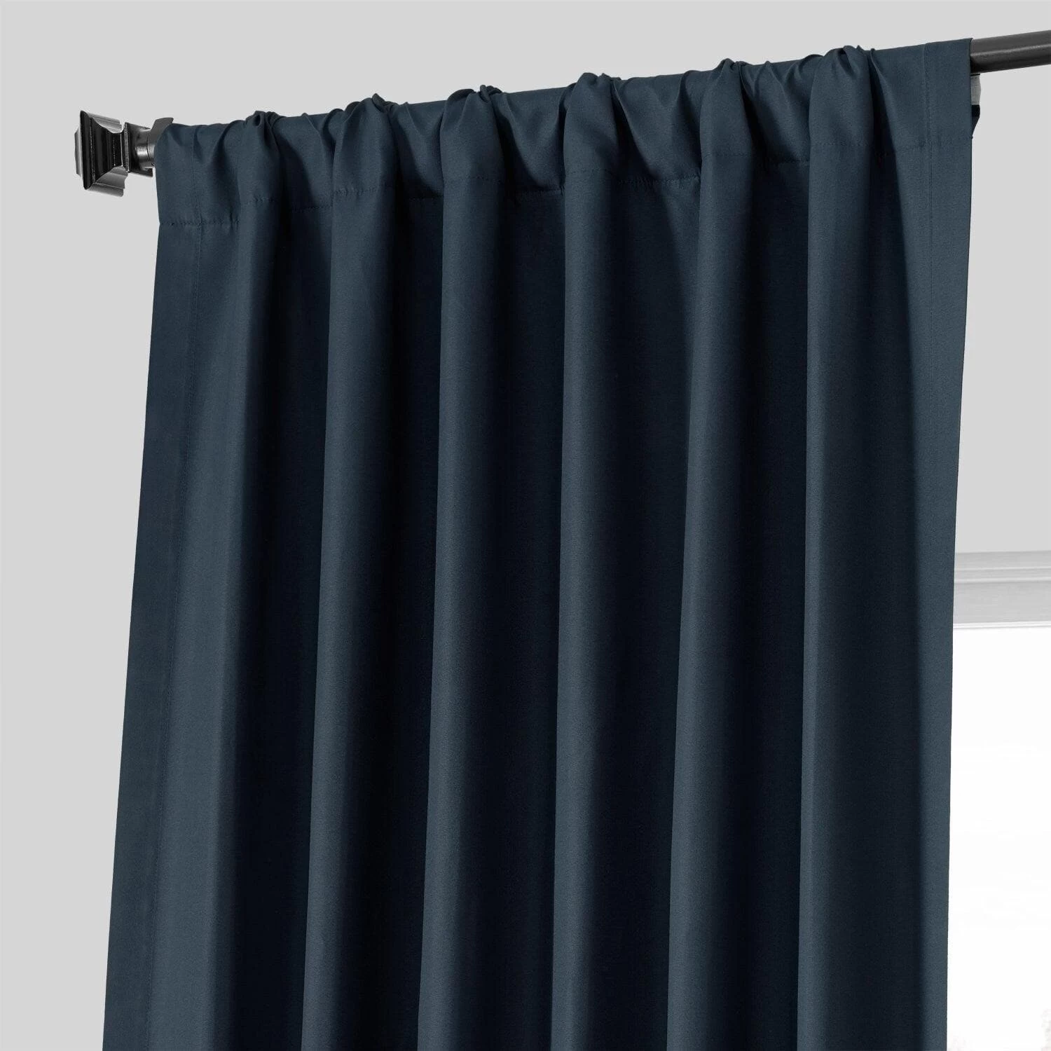 Patriot Navy Placid Thermal Hotel Blackout Curtain Pair (2 Panels) 6 Patriot Navy Placid Thermal Hotel Blackout Curtain Pair (2 Panels) - Image 4