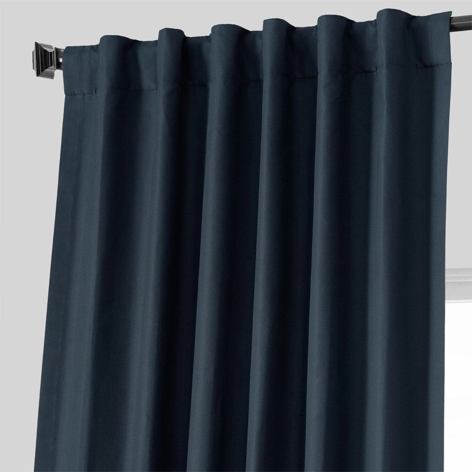 Patriot Navy Placid Thermal Hotel Blackout Curtain Pair (2 Panels) 5 Patriot Navy Placid Thermal Hotel Blackout Curtain Pair (2 Panels) - Image 3
