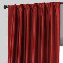 Syrah Faux Silk Taffeta Blackout Curtain -Chic Curtains Shop PTCH BO1066 19445 3