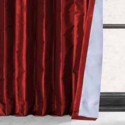 Syrah Faux Silk Taffeta Blackout Curtain -Chic Curtains Shop PTCH BO1066 19445 5