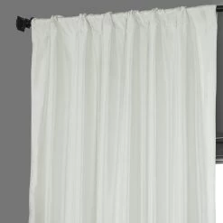 Eggshell Faux Silk Taffeta Blackout Curtain 10 Eggshell Faux Silk Taffeta Blackout Curtain -Chic Curtains Shop PTCH BO120 19443 3