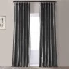 Tablet Grey Faux Silk Taffeta Hotel Blackout Curtain 2 Tablet Grey Faux Silk Taffeta Hotel Blackout Curtain -Chic Curtains Shop PTCH HBO005 68861 1