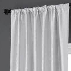 Clever Cream Faux Silk Taffeta Hotel Blackout Curtain -Chic Curtains Shop PTCH HBO120 68888 3