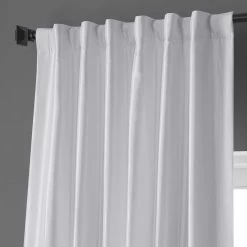 Clever Cream Faux Silk Taffeta Hotel Blackout Curtain -Chic Curtains Shop PTCH HBO120 68888 4