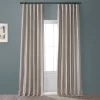 Virtual Beige Faux Silk Taffeta Hotel Blackout Curtain -Chic Curtains Shop PTCH HBO130907 68889 1