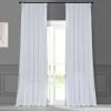 White Solid Faux Silk Taffeta Curtain -Chic Curtains Shop PTCH JTSP29 14878 1