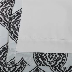 Donegal Grey Printed Blackout Curtain -Chic Curtains Shop PTPCH 170808B 42102 5