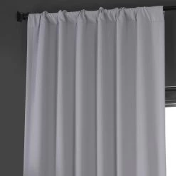 Network Grey Performance Woven Hotel Blackout Curtain Pair (2 Panels) -Chic Curtains Shop PWBO 144105 75489 3