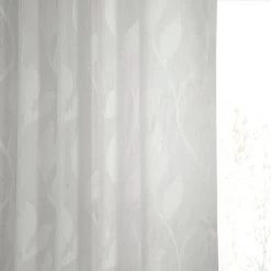 Avignon Vine Patterned Faux Linen Sheer Curtain -Chic Curtains Shop SHCH 11729 extra view 1