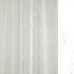 Marseille Shell Patterned Faux Linen Sheer Curtain 11 Marseille Shell Patterned Faux Linen Sheer Curtain -Chic Curtains Shop SHCH 120 extra view 1 1ea4c913 0fe1 4102 a93a d22232b8a66e