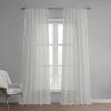 Bordeaux Striped Patterned Faux Linen Sheer Curtain 1 Bordeaux Striped Patterned Faux Linen Sheer Curtain -Chic Curtains Shop SHCH 5208 front view