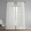 Florentina White Embroidered Sheer Curtain -Chic Curtains Shop SHCH EMB20131A front view