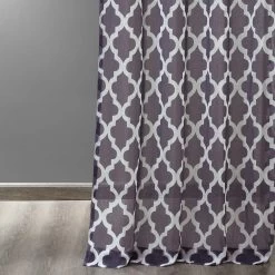 Birmingham Mulberry Grommet Printed Sheer Curtain 12 Birmingham Mulberry Grommet Printed Sheer Curtain -Chic Curtains Shop SHCH PS16075 GR 36704 4