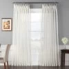 Double Layered Off White Extra Wide Voile Sheer Curtain 2 Double Layered Off White Extra Wide Voile Sheer Curtain -Chic Curtains Shop SHCH VOL3 DLDW 19430