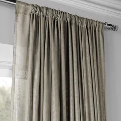 Double Layered Museum Grey Extra Wide Voile Sheer Curtain 10 Double Layered Museum Grey Extra Wide Voile Sheer Curtain -Chic Curtains Shop SHCH VOL6 DLDW 49003 2