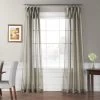 Double Layered Museum Grey Voile Sheer Curtain -Chic Curtains Shop SHCH VOL6 DLSW 49002