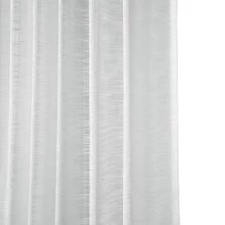 White Open Weave Linen Blend Sheer Curtain 12 White Open Weave Linen Blend Sheer Curtain -Chic Curtains Shop SHLNCH J0109 94737 4