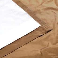 Brown Gold Ruched Thai Silk Curtain -Chic Curtains Shop SS SBN1 RU 5534 5
