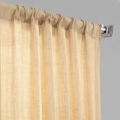 Tan Designer Shantung Faux Silk Curtain 9 Tan Designer Shantung Faux Silk Curtain -Chic Curtains Shop SSCS 18071A4 49637 1