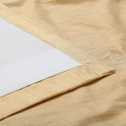 Tan Designer Shantung Faux Silk Curtain 10 Tan Designer Shantung Faux Silk Curtain -Chic Curtains Shop SSCS 18071A4 49637 4