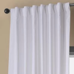 Powder White Vintage Cotton Velvet Curtain 10 Powder White Vintage Cotton Velvet Curtain -Chic Curtains Shop VCCH VET20802 69189 4