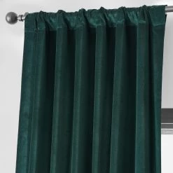 Dublin Green Vintage Cotton Velvet Curtain 11 Dublin Green Vintage Cotton Velvet Curtain -Chic Curtains Shop VCCH VET20813 69194 3