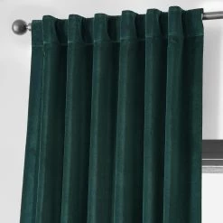 Dublin Green Vintage Cotton Velvet Curtain 10 Dublin Green Vintage Cotton Velvet Curtain -Chic Curtains Shop VCCH VET20813 69194 4