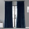 Americana Blue Urban Lush Velvet Curtain 1 Americana Blue Urban Lush Velvet Curtain -Chic Curtains Shop VLCH F92010117 75369
