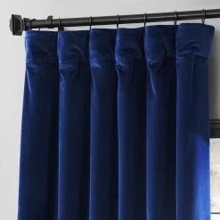 Noche Blue Urban Lush Velvet Curtain 9 Noche Blue Urban Lush Velvet Curtain -Chic Curtains Shop VLCH F92010119 75370 2