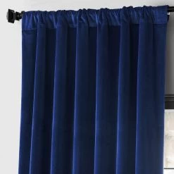 Noche Blue Urban Lush Velvet Curtain 11 Noche Blue Urban Lush Velvet Curtain -Chic Curtains Shop VLCH F92010119 75370 3