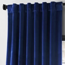 Noche Blue Urban Lush Velvet Curtain 10 Noche Blue Urban Lush Velvet Curtain -Chic Curtains Shop VLCH F92010119 75370 4