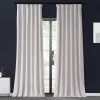 Lighthouse White Urban Lush Velvet Curtain -Chic Curtains Shop VLCH F92010133 75347
