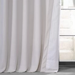 Lighthouse White Urban Lush Velvet Curtain -Chic Curtains Shop VLCH F92010133 75347 5