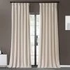 Tiramisu Cream Urban Lush Velvet Curtain -Chic Curtains Shop VLCH F9201025 75348