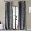 Haven Grey Urban Lush Velvet Curtain -Chic Curtains Shop VLCH F9201098 75366