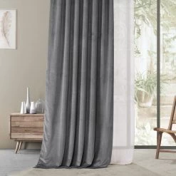 Haven Grey Urban Lush Velvet Curtain 13 Haven Grey Urban Lush Velvet Curtain -Chic Curtains Shop VLCH F9201098 75366 1