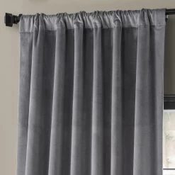 Haven Grey Urban Lush Velvet Curtain 11 Haven Grey Urban Lush Velvet Curtain -Chic Curtains Shop VLCH F9201098 75366 3