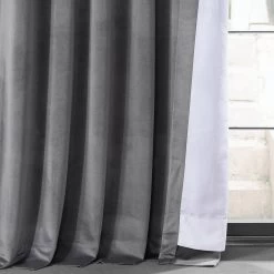 Haven Grey Urban Lush Velvet Curtain 12 Haven Grey Urban Lush Velvet Curtain -Chic Curtains Shop VLCH F9201098 75366 5