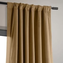 Amber Gold Signature Velvet Blackout Curtain 11 Amber Gold Signature Velvet Blackout Curtain -Chic Curtains Shop VPCH 140805 pole pocket header 4122da49 1e51 43ca a28c 133aa5c57a34
