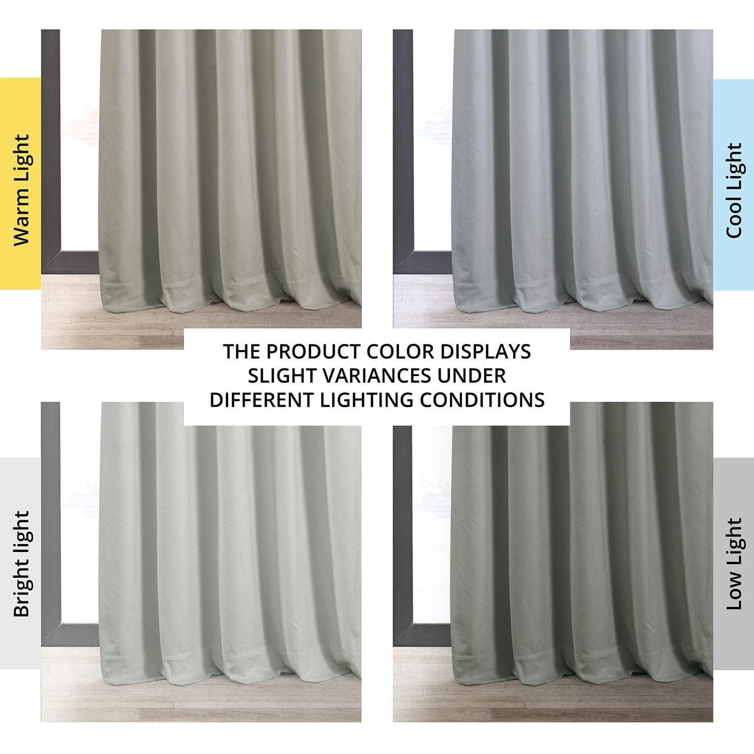 Reflection Grey Signature Velvet Blackout Curtain 8 Reflection Grey Signature Velvet Blackout Curtain - Image 6