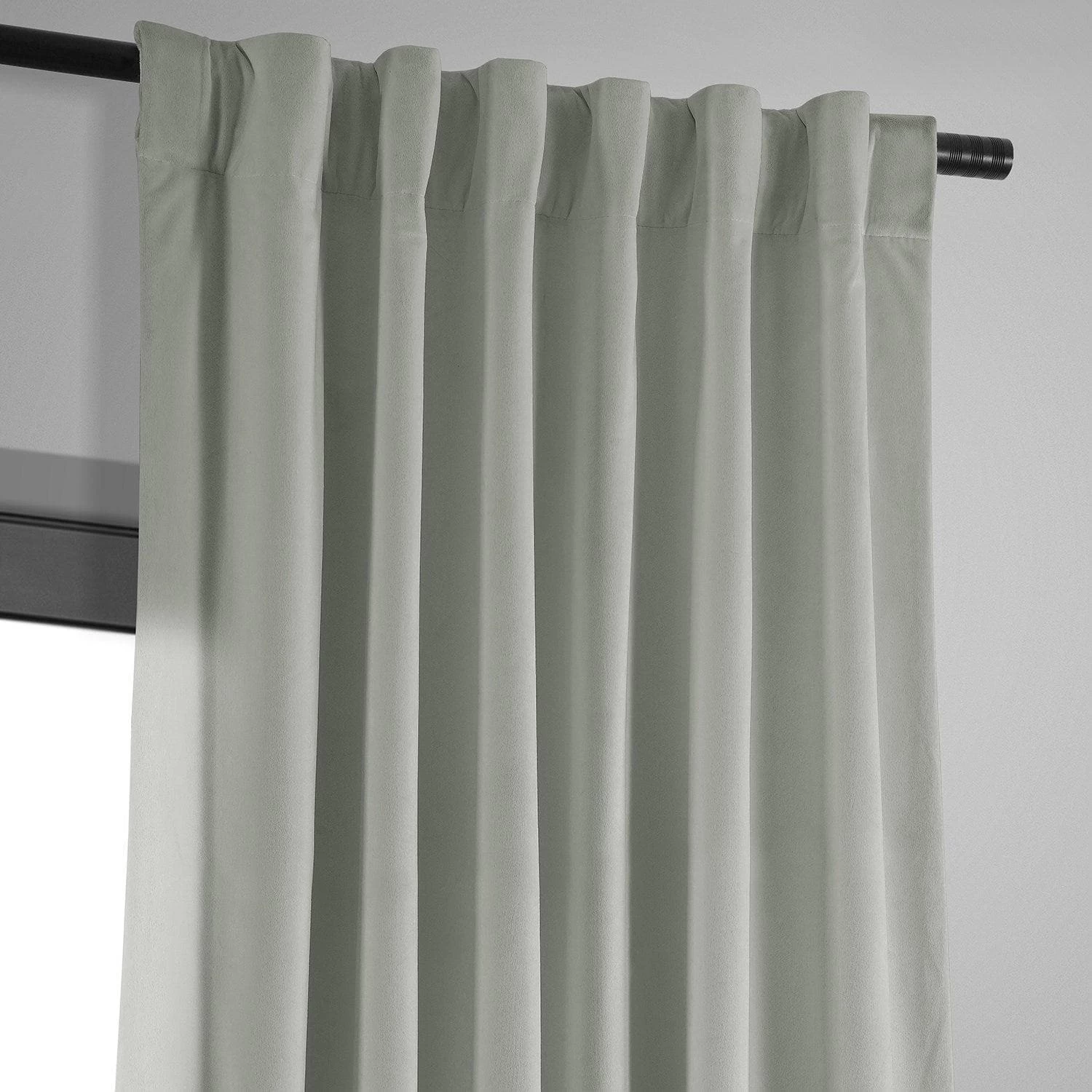 Reflection Grey Signature Velvet Blackout Curtain 5 Reflection Grey Signature Velvet Blackout Curtain - Image 3