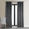 Distance Blue Grey Grommet Signature Velvet Blackout Curtain 1 Distance Blue Grey Grommet Signature Velvet Blackout Curtain -Chic Curtains Shop VPCH 180101 GRBO 94350